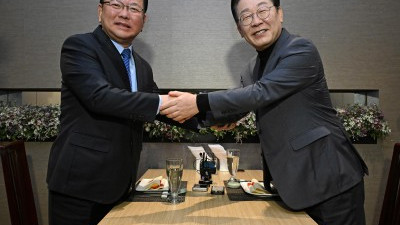 이재명 대표, 김부겸 전 총리와 회동