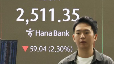 트럼프 경기침체 불사발언으로 코스피 급락 출발