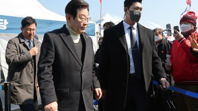 방탄복 입은 이재명 대표