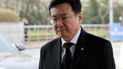 한종희 부회장 빈소 찾은 이찬희 삼성 준감위위원장