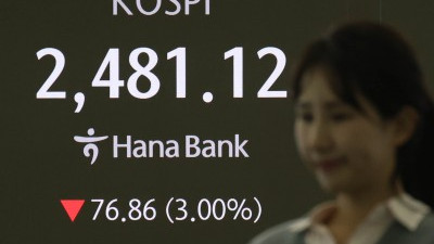주식 공매도 재개 첫날 코스피 76.86포인트 하락 2,481.12