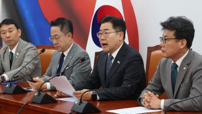 박찬대  원내대표  국힘 염치 있다면 출마 말라