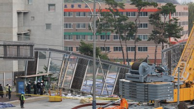 신안산선 공사현장 붕괴 나흘째...인근 학교 이틀 휴교