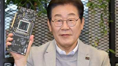 이재명, 출마후 첫 일정으로 퓨리오사AI 방문
