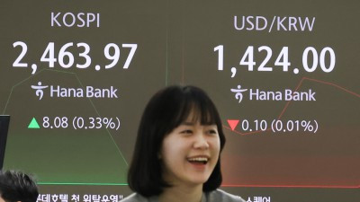 코스피 2,460 탈환하며 출발 