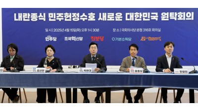 내란종식 민주헌정수호 새로운 대한민국 원탁회의