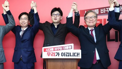 한동훈 전 대표, 캠프 인선 관련 기자회견
