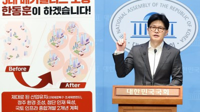 한동훈, '5대 메가폴리스 조성' 공약 발표