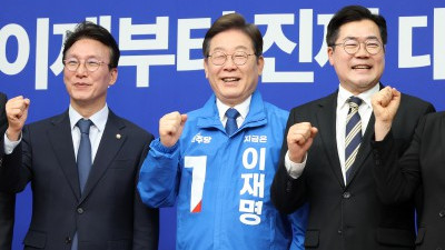 이재명 후보, '대선 승리를 위해'