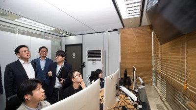 유상임 과기부 장관, 사이버 침해 모니터링 점검