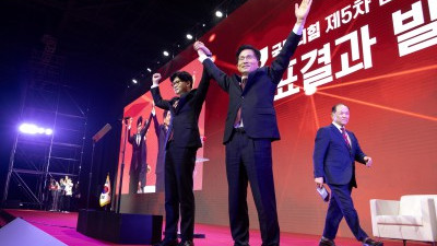 김문수 56.53% 득표로 국민의힘 최종 대선 후보 지명
