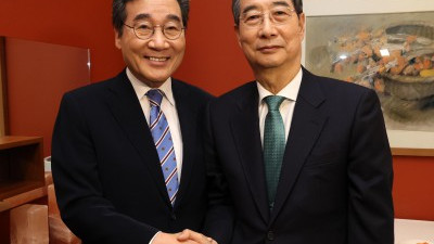 한덕수 예비후보, 이낙연 전 총리와 회동