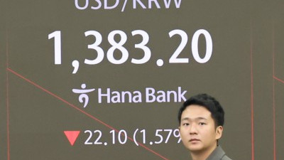  원/달러 환율 1,383원 출발...6개월만 최저