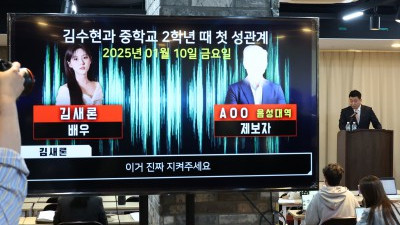 배우 고(故) 김새론 유족 측, 김수현 관련 녹취 영상 공개