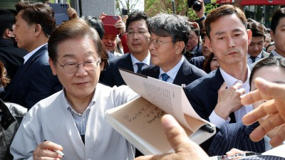 이재명 후보, 익산시 골목골목 경청투어