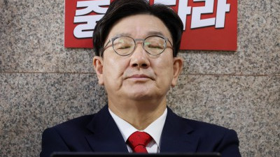 권성동, 단일화 촉구 단식 농성 돌입
