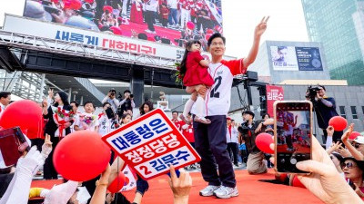 김문수 국민의힘 대선 후보, 경기 표심 공략