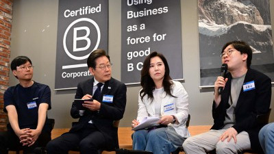 이재명 후보, ‘혁신성장의 씨앗, 스타트업 레벨업!’ 간담회