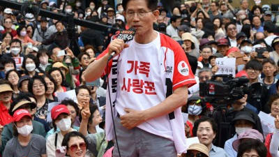 김문수 '가족 사랑꾼'