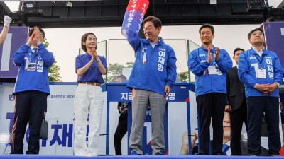 이재명 후보, '진짜 대한민국을 위해'