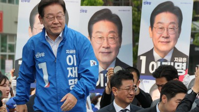 이재명 후보, 세종 유권자 지지 호소