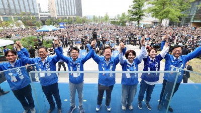 이재명 후보, 서울 강서·양천 유세