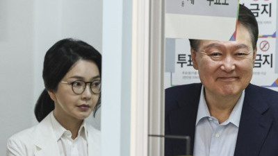 윤석열 전 대통령 내외 , 제21대 대선 투표 