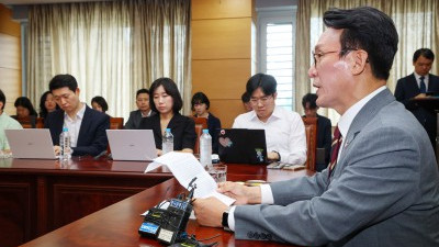 김민석 국무총리 후보자, 출입기자 간담회