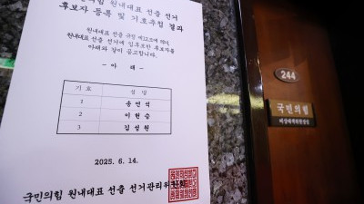 '국민의힘 차기 원내대표는?'