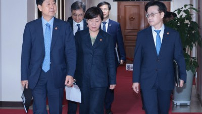 대외경제장관회의 참석하는 구윤철 부총리 