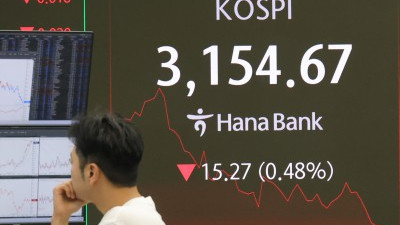 코스피 3160 붕괴 