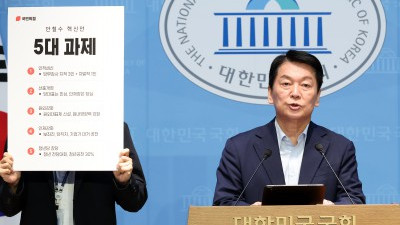 안철수, 국민의힘 혁신안 5대 과제 발표