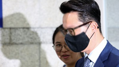 '김건희 여사 청탁 의혹' 전 통일교 세계본부장 구속심사