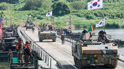 '을지 자유의 방패' 한미연합 도하훈련