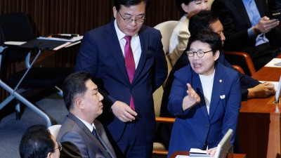 국가인권위원 선출안 본회의 부결.. 국힘 항의 퇴장