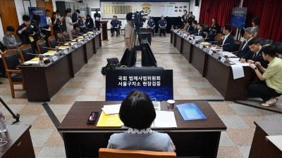 국회 법사위, ‘윤 체포 거부’ CCTV 열람 위해 서울구치소 방문