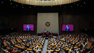 교섭단체 대표연설하는 정청래 당대표