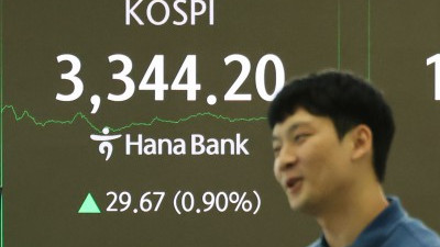 이재명 대통령 취임 100일 코스피 '사상 최고치' 3344.20 