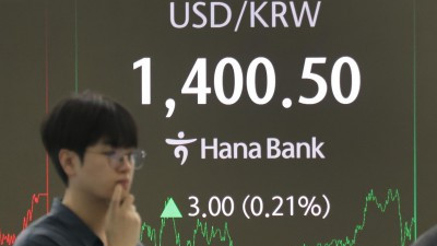 원·달러 환율 1400원 진입 