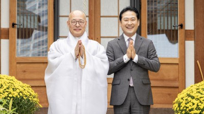 장동혁 대표, 조계종 총무원장 진우스님 예방