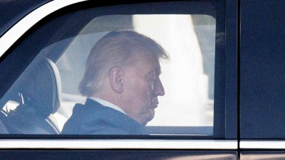 한미정상회담 참석하는 트럼프 美 대통령