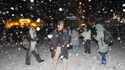 첫눈 내리는 서울