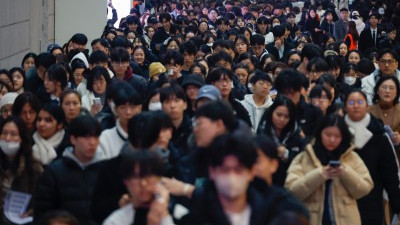 붐비는 2026학년도 정시 대학입학정보박람회