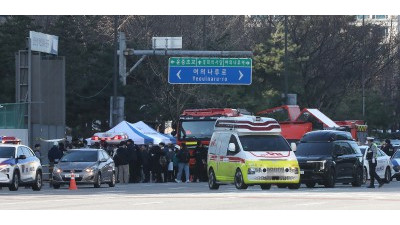 신안산선 복선전철 4-2 공구 철근 추락 사고 발생