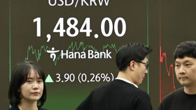 환율, 1484원 돌파…8개월 만에 최고