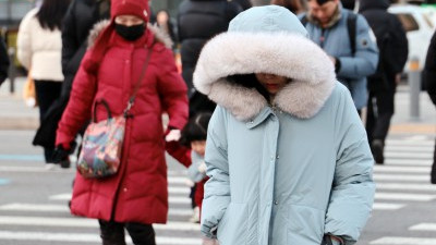  연이틀 출근길 강추위