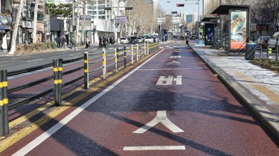 서울시내버스 파업으로 버스없는 정류장 