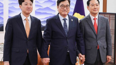 특검으로 뭉친 장동혁-이준석, 우원식 의장과 회동