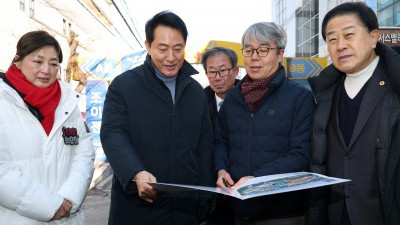 오세훈 시장, 용산전자상가 현장 점검