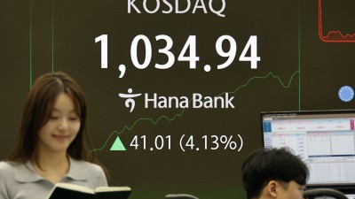 코스닥 4년만에 '천스닥'